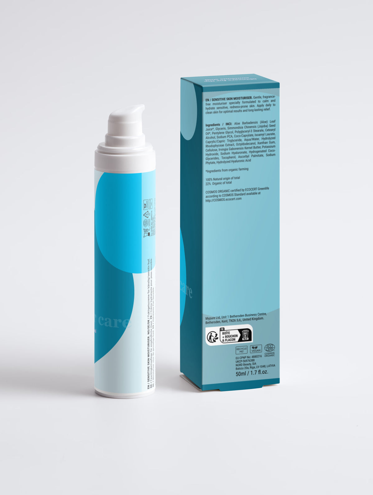 Sensitive Skin Moisturiser, Fragrance Free