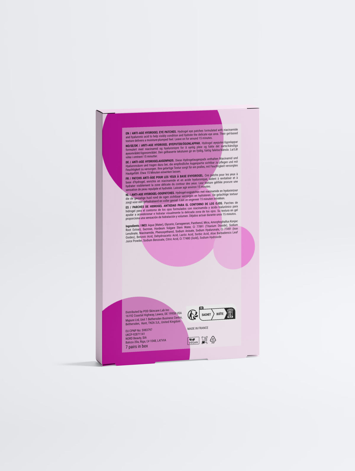 Anti-Age Hydrogel Eye Patches
